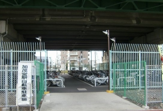 クラールアンジュ 加茂宮駅無料駐輪場・バイク置場まで220m