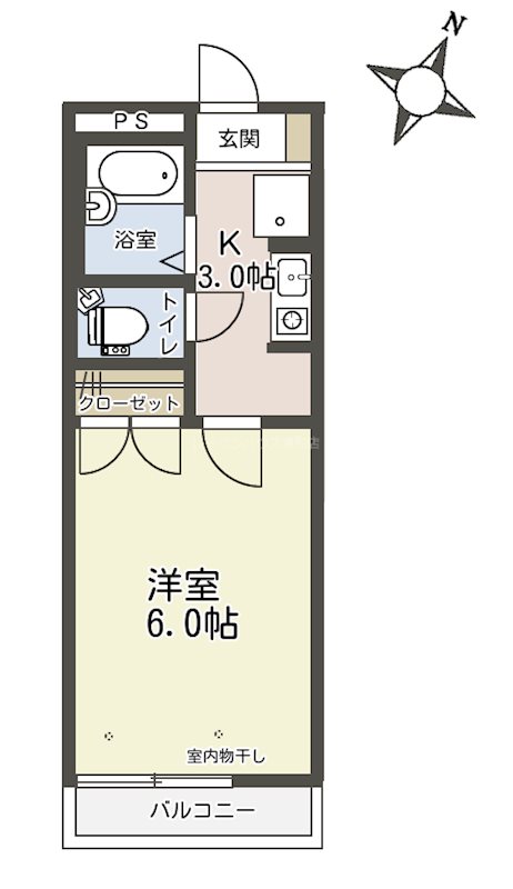 カノ東大宮 間取り