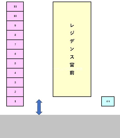 レジデンス宮前 駐車場